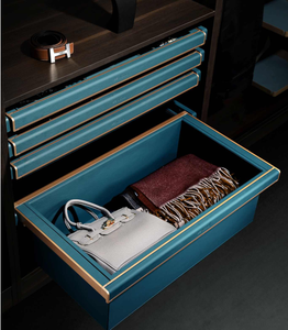 JY Modern RTA <b>Wardrobe</b> with MDF Door Hardwood Material American Wall Bedroom Furniture for Villa-Waterproof Easy Assembly - Product Image 2