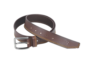 Ceinture en cuir véritable pour homme, décontractée et habillée, avec boucle simple classique en alliage, confortable - Product Image 5