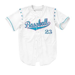 Maillots de baseball américains personnalisés vestes uniformes de sublimation patchs de broderie vêtements de jeu d'équipe - Product Image 3
