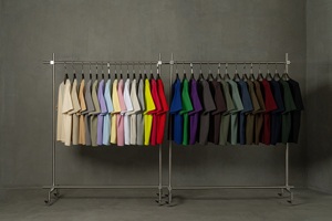 T-shirt pour homme en jersey 100% coton 240 g/m², qualité luxe, coupe ample et oversize, épaules tombantes, col montant, design personnalisé, grandes tailles - Product Image 3