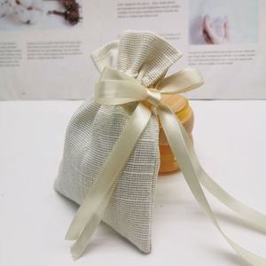 Housse de boîte cadeau en fibre naturelle de jute – Emballage cadeau écologique fait main pour la décoration de mariages, de fêtes et d'événements - Product Image 1