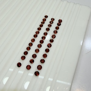 AJ Gems แกรนเนตสีแดงเข้มธรรมชาติ 100% ขนาด 2-3 มม. เจียระไนแบบบริลเลียนท์ ผ่านการอบความร้อน น้ำหนัก 155 กะรัต พลอยเม็ดเดี่ยว สำหรับทำแหวนแฟชั่นและเครื่องประดับ - Product Image 4