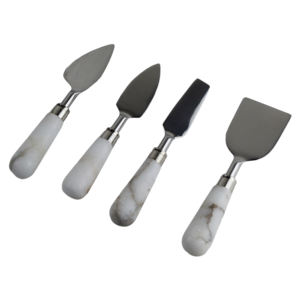 Ensemble de couverts en marbre de qualité supérieure avec finition polie, design moderne pour la maison, les restaurants et les hôtels, décoration de table à manger. - Product Image 1