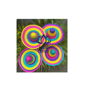 ENVÍO EN EL MISMO DÍA Sombrero Mexicano de Fibra Vegetal Ecológica, Seguro y Limpio, Ideal para Fiestas Temáticas y Uso al Aire Libre, Precio - Product Image 1