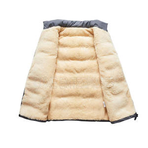 Service OEM : Créez votre propre gilet matelassé court imperméable pour homme, vêtement d'extérieur décontracté en coton mélangé de haute qualité - Product Image 3