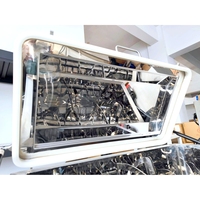 Mélangeur à ruban industriel automatique 2000L pour produits chimiques, en acier inoxydable, certifié CE, avec pompe et moteur, pour poudre de collagène et de protéines