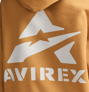 เสื้อฮู้ดผู้ชาย Avirex ผ้าฟลีซสีพื้นลำลอง สั่งทำแบรนด์ส่วนตัว พร้อมผ้าคุณภาพพรีเมียม - Product Image 3