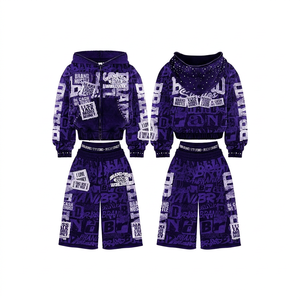 Protect Style Apparels Men's Stylish Cotton Fleece <b>Zipper</b> Hoodie Set Double Zip Hooded <b>Top</b> Straight Fit Sweatpants Streetwear - Product Image 2