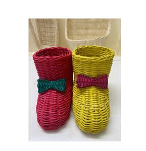 Cochecito de Mimbre Natural con Forma de Bola para Bebé, Cochecito de Madera Vintage, Trineo para Vacaciones de Invierno, Decoración Artesanal para Navidad - Product Image 6