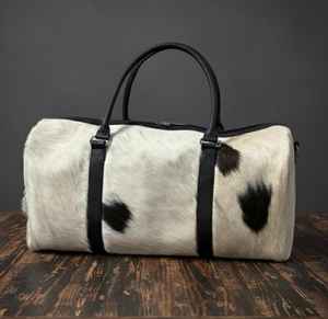 Bolsa de Viaje de Piel Auténtica Estilo Vintage, con Cierre de Cremallera, Ligera, Capacidad de 20-35L, LHODB-0135 - Product Image 2