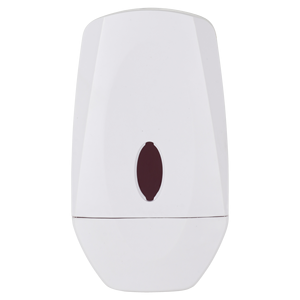 Distributeur de savon en plastique 500ML, bouton poussoir, couleur blanche - Product Image 3