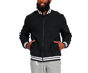 Blouson Bomber Uni pour Homme, Style Universitaire, Hiver, Col Zippé, Service OEM, Vente en Gros - Product Image 3