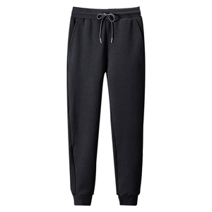 Sweat-shirt unisexe en coton noir à col rond, manches longues, couleur unie, décontracté, pour l'automne, coupe classique, poids moyen 320 g/m² - Product Image 4