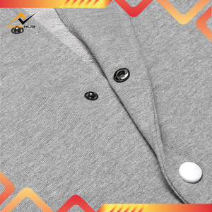 Chaqueta Bomber Varsity Personalizada para Hombre, de Lana, Algodón y Lona, con Cuello Alto y Logotipo Bordado, Estilo Urbano, para Invierno - Product Image 5