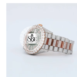 Export Quality High End White Gold Stainless Steel Analog <b>Watch</b> <b>for</b> Formal Casual and Everyday Wear Available <b>for</b> Export Price - Product Image 3