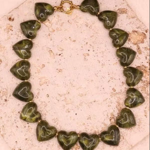 Collar con Colgante de Resina, Collar de Resina con Brillo Oceánico, Collar de Resina con Flor Natural, Amuleto Místico, Artesanía de Resina - Product Image 3