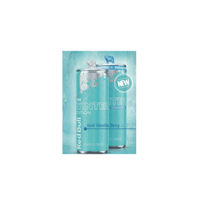 Lote de Red Bull Iced Vanilla Berry The Winter Edition, 24 Latas de 250ml, 27g de Azúcar por Lata, Fuente de Carbohidratos de Rápida Absorción - Product Image 5