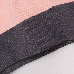 Sujetador deportivo rosa para mujer con ribete gris, soporte medio, top transpirable para entrenamiento - Product Image 3