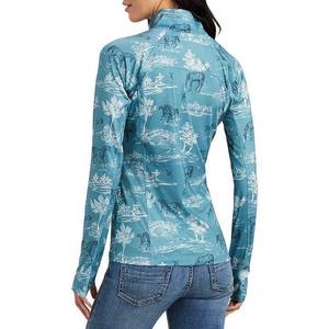 Hauts et chemises d'équitation sur mesure pour femmes avec pantalon de jodhpur en cuir synthétique respirant extensible dans les quatre sens - Product Image 2