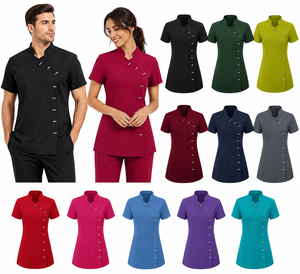Uniformes de Túnica para Spa, Salón de Belleza, Uniformes Médicos, Uniformes Personalizados de Alta Calidad, Uniformes de Túnica para Esteticistas, Salones de Uñas y Centros de Salud - Product Image 1
