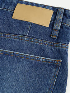MEESAM Jeans de Mezclilla para Hombre y Mujer, 100% Algodón, Secado Rápido, Varios Colores, Corte Regular, Estilo Casual Lavado, Recto, para Invierno - Product Image 5