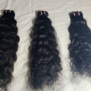 Natural curly 20", 22" 24" inches Unprocessed natural Hair - Product Image 1
