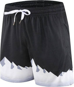 SHY SPORTS Wholesale Custom Logo Solid Casual Mesh <b>Shorts</b> Eco-Friendly Quick Dry Breathable Men's Sportswear Basketball Custom - Product Image 5