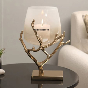 Support de bougie minimaliste en métal pour la décoration contemporaine de la maison et des restaurants, disponible à prix avantageux - Product Image 1