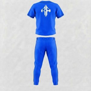 Ensemble de baseball pour hommes de qualité supérieure, matière 100% polyester, col en V, impression par transfert par sublimation par RIVIAN ATLANTIC - Product Image 3