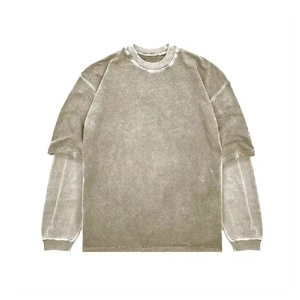 2026 เสื้อยืดสองชั้นแบบใหม่ ผ้าแฟชั่นน้ำหนักเบา สวมใส่สบาย มีสไตล์ สำหรับผู้ชายผู้หญิง ใส่ลำลองกลางแจ้งได้ทุกวัน - Product Image 3