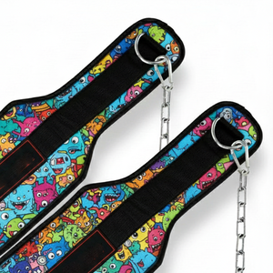 Cinturón de Neopreno Personalizado con Estampado y Cadena para Levantamiento de Pesas, Soporte Lumbar, Cinturones de Sublimación para Gimnasio y Levantamiento de Pesas con Barra - Product Image 3