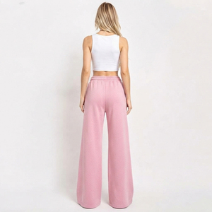 Wholesale Women's Rhinestone Printed Flare Sweatpants Heavyweight Cotton Fleece Pajama <b>Pant</b> <b>Ladies</b> Causal Winter Wear Sweat <b>Pant</b> - Product Image 3