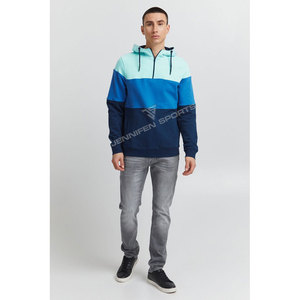 Sweat-shirts d'hiver multicolores vierges, personnalisables avec logo brodé, épais, coupe oversize à épaules tombantes, 100% coton pour homme - Product Image 2