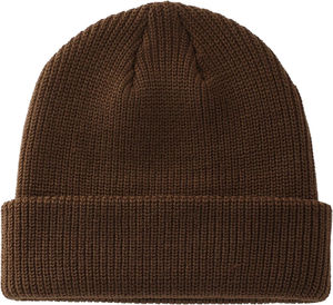 Unisex Beanie Hat Solid Color Ribbed Knit <b>Winter</b> <b>Cap</b> Casual Wear 56-58CM Head Circumference Acrylic Material - Product Image 3