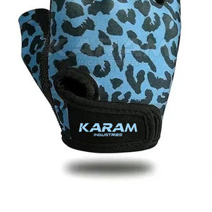 Guantes de Fitness de Cuero Sublimados con Diseño de Logotipo Personalizado, Transpirables, de Medio Dedo, Unisex, para Entrenamiento en Gimnasio, Servicio OEM - Product Image 6