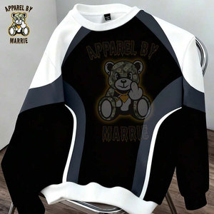 Sudadera de Algodón Personalizada OEM para Hombre, Sudadera de Cuello Redondo con Logotipo Personalizado, Corte Regular, Etiqueta Privada - Product Image 4