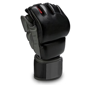 Nouvelles Gants de MMA 2026 en Cuir Véritable Imprimé avec Logo Personnalisé OEM – Gants de Grappling pour le Kickboxing et les Sports de Combat - Product Image 4