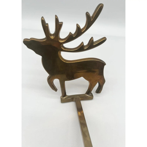 <b>Christmas</b> Decor Reindeer Design <b>Stocking</b> <b>Holder</b> Metal Aluminium Attractive Design Metal <b>Stocking</b> <b>Holder</b> Hanger in Lowest Price - Product Image 4