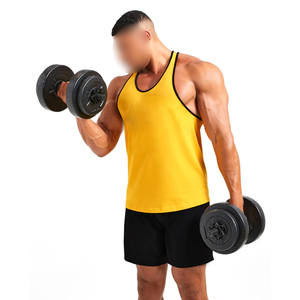 2025 OEM Service Different Yellow Color Good Quality Newest Style Fitness Gym Wear Weightlifting Stringers BY AMAZING INDUSTRIES - Product Image 5