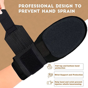 Guantes de Béisbol para Deslizamiento, Protector de Palma para Mano Izquierda, Correa de Compresión para Muñeca, Equipo de Entrenamiento Deportivo para Exteriores, Alta Calidad Work N Shine - Product Image 4