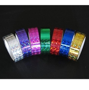High Quality Designer Glitter Adhesive Tape Rolls Wholesale Sparkling Decorative Tape for Craftwork Decoration Gift Wrap Supply - Product Image 3