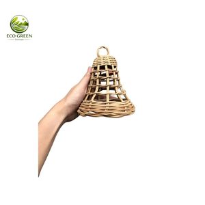 Creative Handmade Rattan Christmas Tree <b>Ornaments</b> Rustic Wicker Holiday Hanging Decoration Collection - Product Image 6