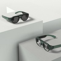 Essai gratuit Lunettes intelligentes pour malentendants Matériel de réalité augmentée avec affichage des sous-titres AI pour les notes de réunion
