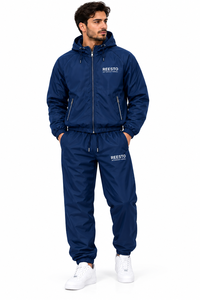 Custom Windbreaker Tracksuit Wholesale Casual hoodie <b>Joggers</b> Set Hot Selling custom WindBreaker solid color <b>Nylon</b>/Polyester sets - Product Image 3