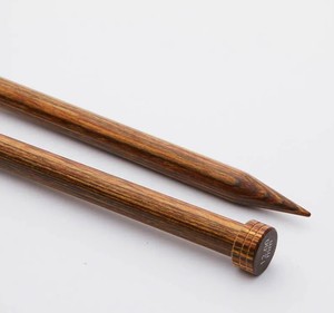 Aiguilles à tricoter en bois de qualité supérieure à pointe unique – Aiguilles à tricoter droites et lisses avec extrémités à bouton pour le tricot à la main et les travaux manuels - Product Image 2