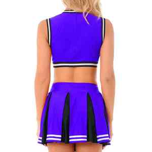 ชุดยูนิฟอร์มเชียร์ลีดเดอร์พรีเมียมสำหรับผู้ใหญ่ ผลิตจากโพลีเอสเตอร์ 100% พิมพ์ลายดิจิทัลคุณภาพสูงตามสั่งจาก Solid Traders - Product Image 2