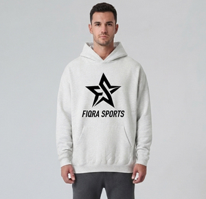 เสื้อฮู้ดดี้โอเวอร์ไซส์ทรงหลวม รุ่นใหม่ปี 2026 ผ้าคอตตอน 65% โพลีเอสเตอร์ 35% หนัก 360gsm แขนยาว คุณภาพสูง สำหรับผู้ชาย - Product Image 1