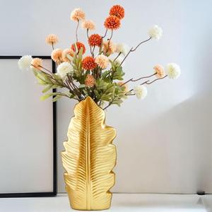 Florero de Metal de Diseño para Decoración del Hogar, Adorno Interior Sofisticado - Product Image 6