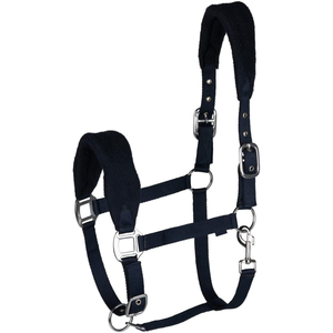 Cabestro de cuero y nailon resistente estilo inglés, ajustable, tamaño personalizado, con hebilla de latón y herrajes metálicos fuertes para caballo. - Product Image 6