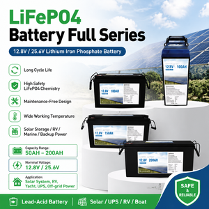 Batería de Iones de Litio LiFePO4 Solar de 12V de Alta Eficiencia, 100Ah 200Ah 280Ah, Fuera de la Red, Garantía de 10 Años, Almacenamiento de Energía Solar para el Hogar - Product Image 4